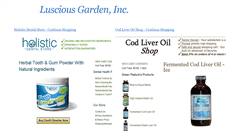 Desktop Screenshot of lusciousgarden.com